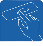 Mit Reinigungsseife reinigen